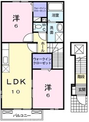 クレセント　コート　Ⅲの物件間取画像